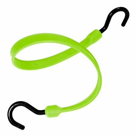 THE BETTER BUNGEE 36'' Safety Green Polyurethane Strap with Overmolded Nylon Hook Ends BBS36NSG 387BBS36NSG